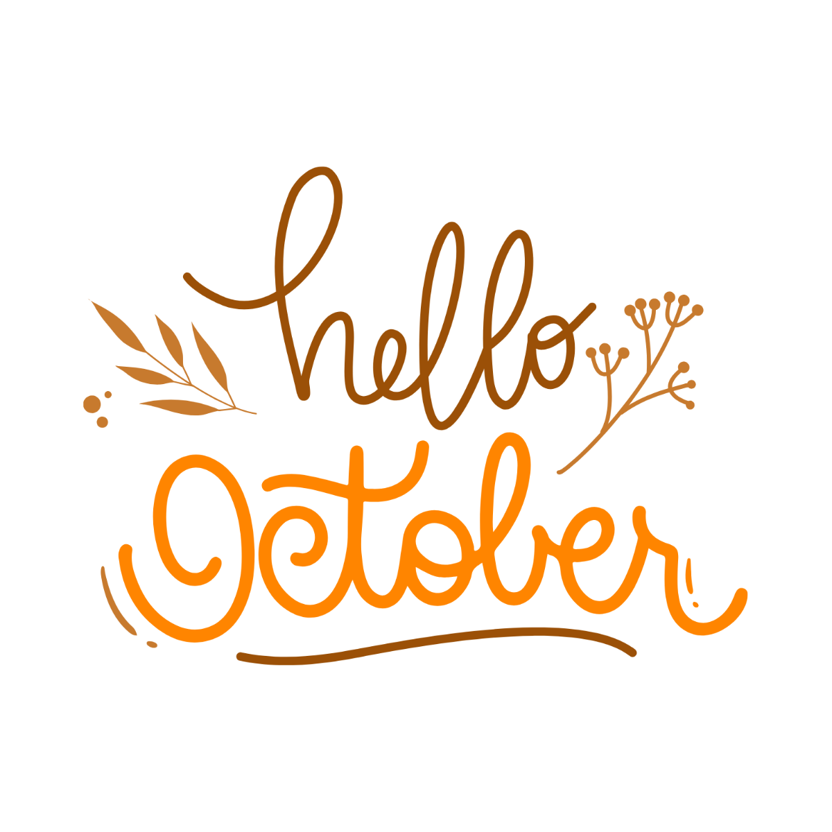 October Clipart