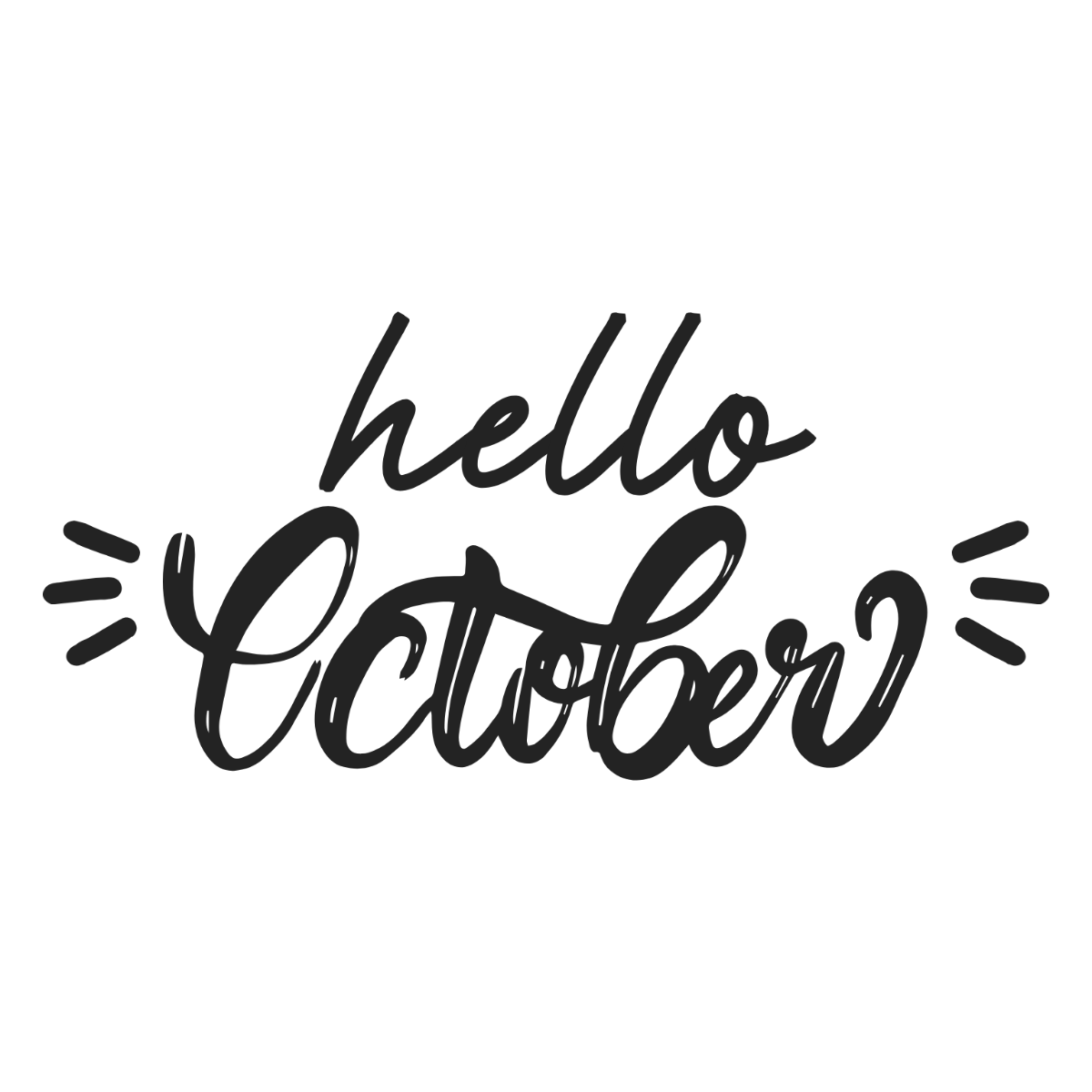 Transparent October Clipart