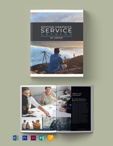 Free Service Catalog Example Template