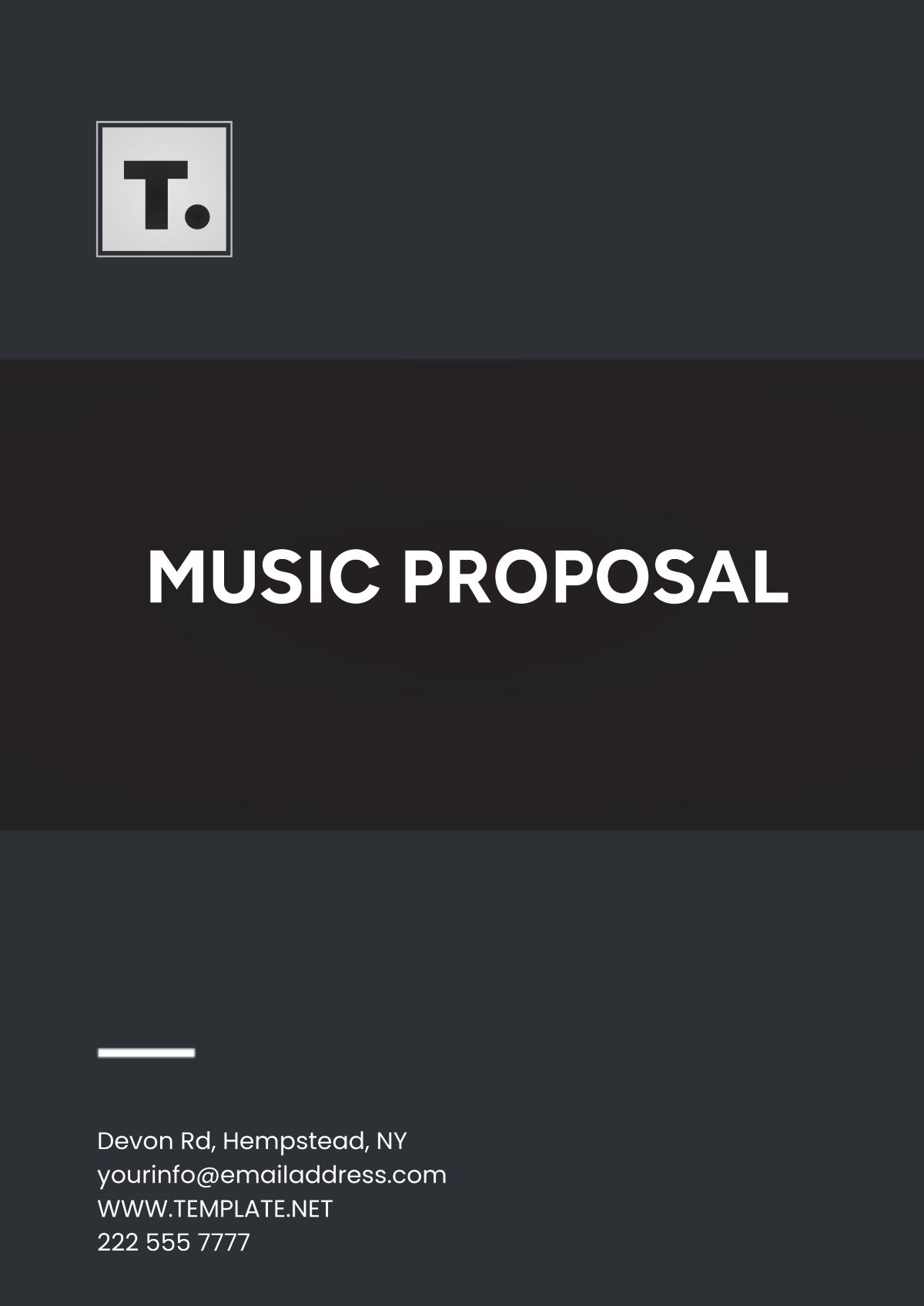 Free Music Proposal Template