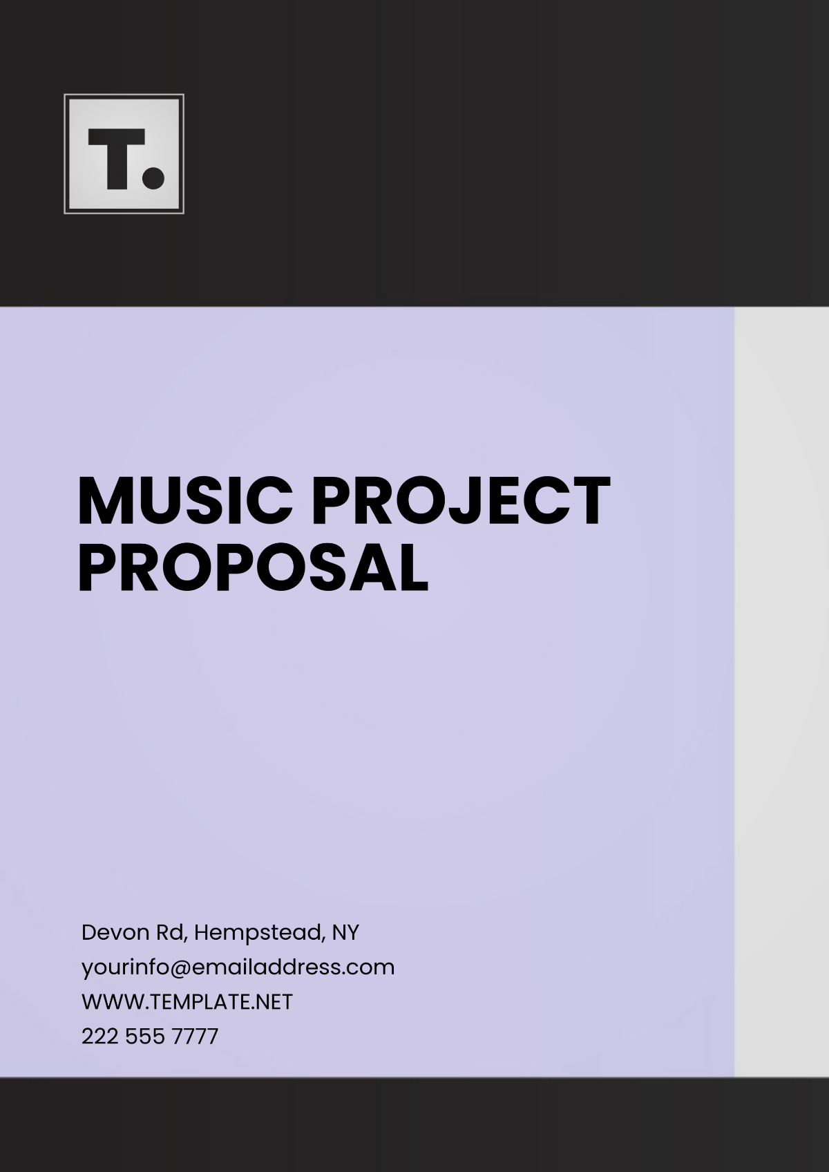 Free Music Project Proposal Template