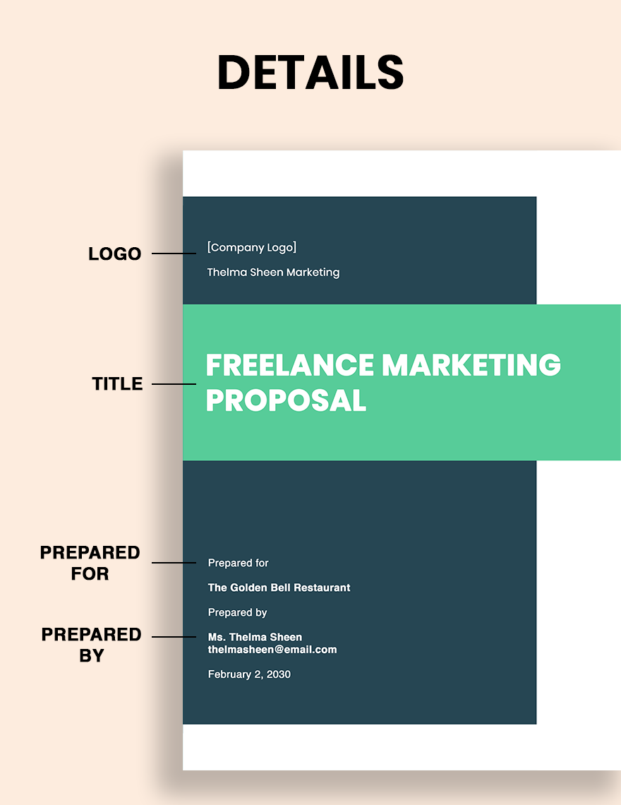 Freelance Marketing Proposal Template