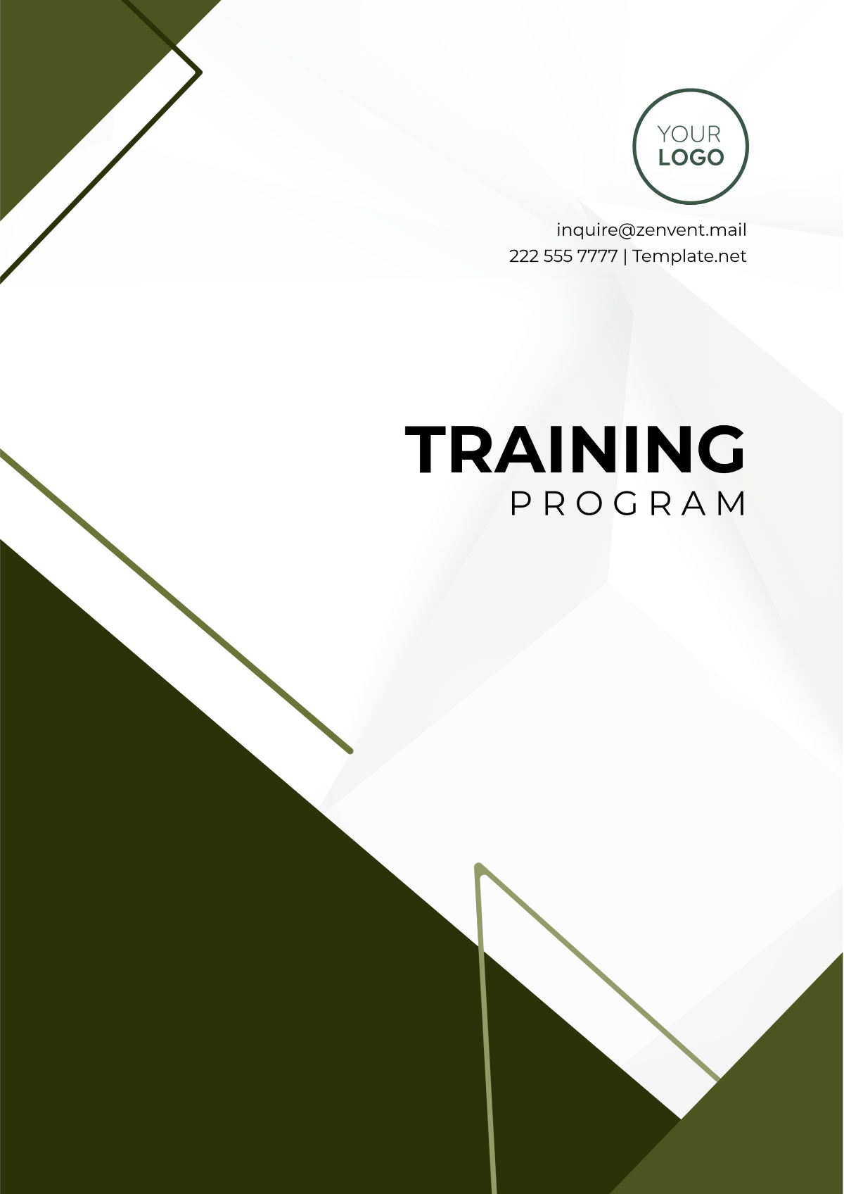 Free Training Program Outline Template