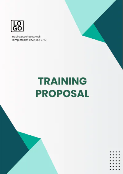 Free Printable Training Proposal Template to Edit Online