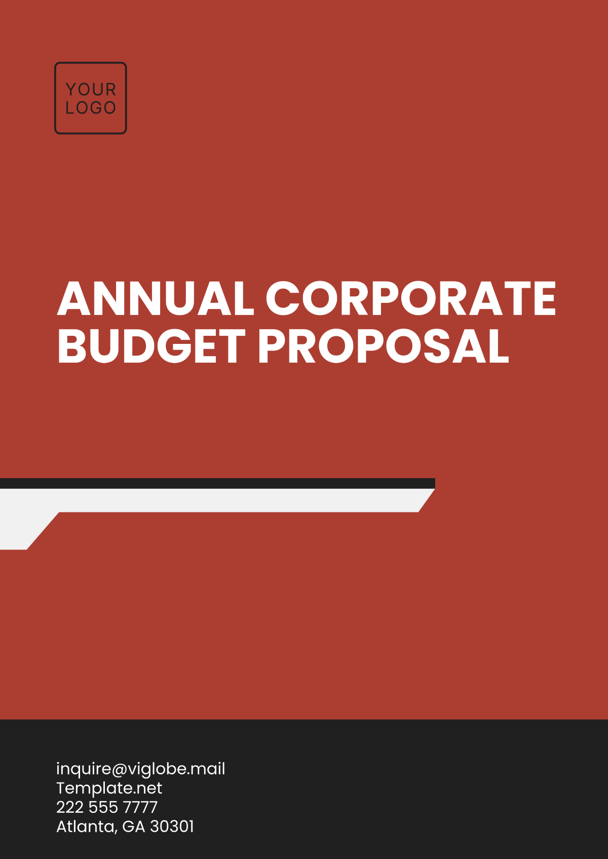 Free Annual Corporate Budget Proposal Template