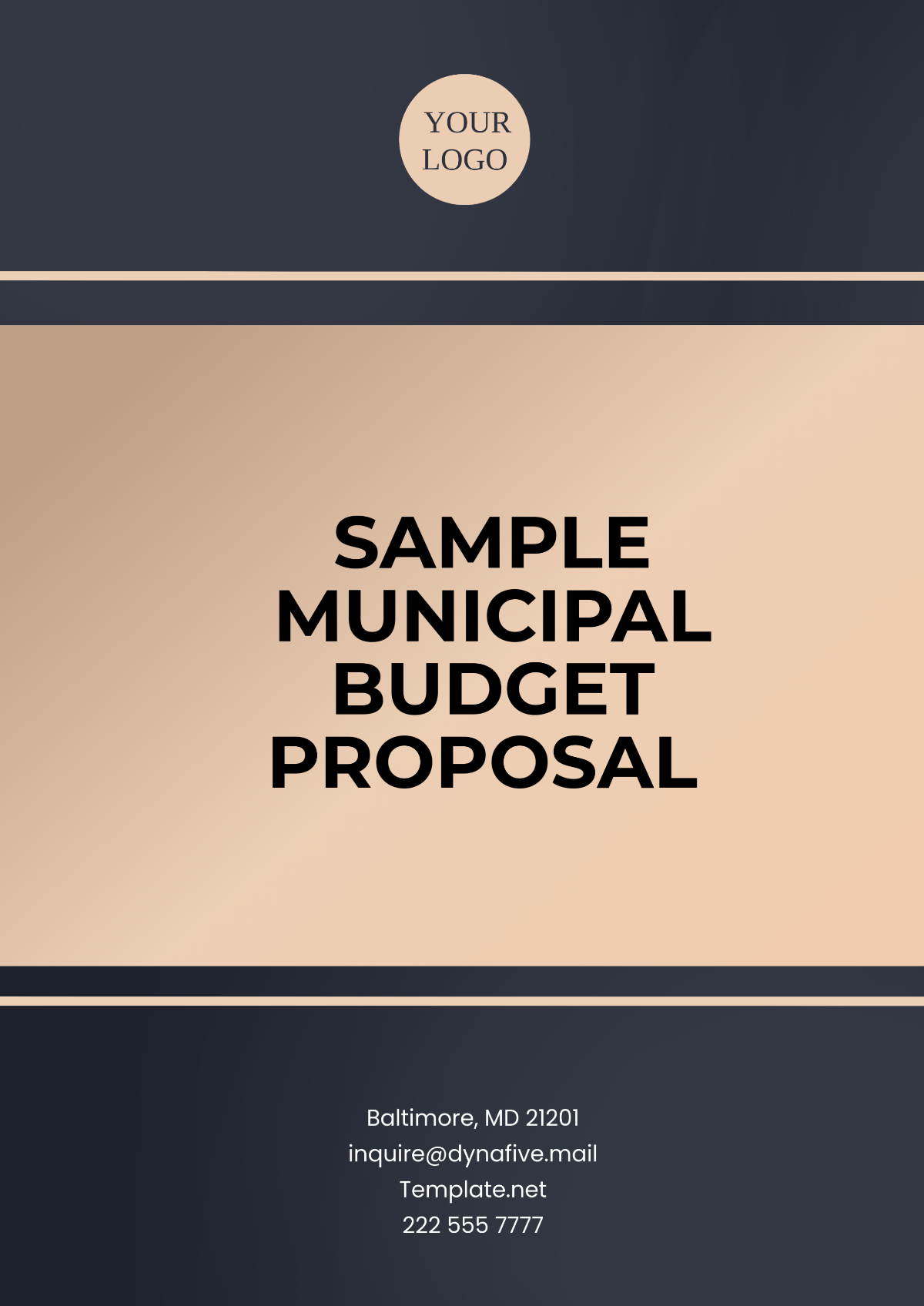 Free Sample Municipal Budget Proposal Template