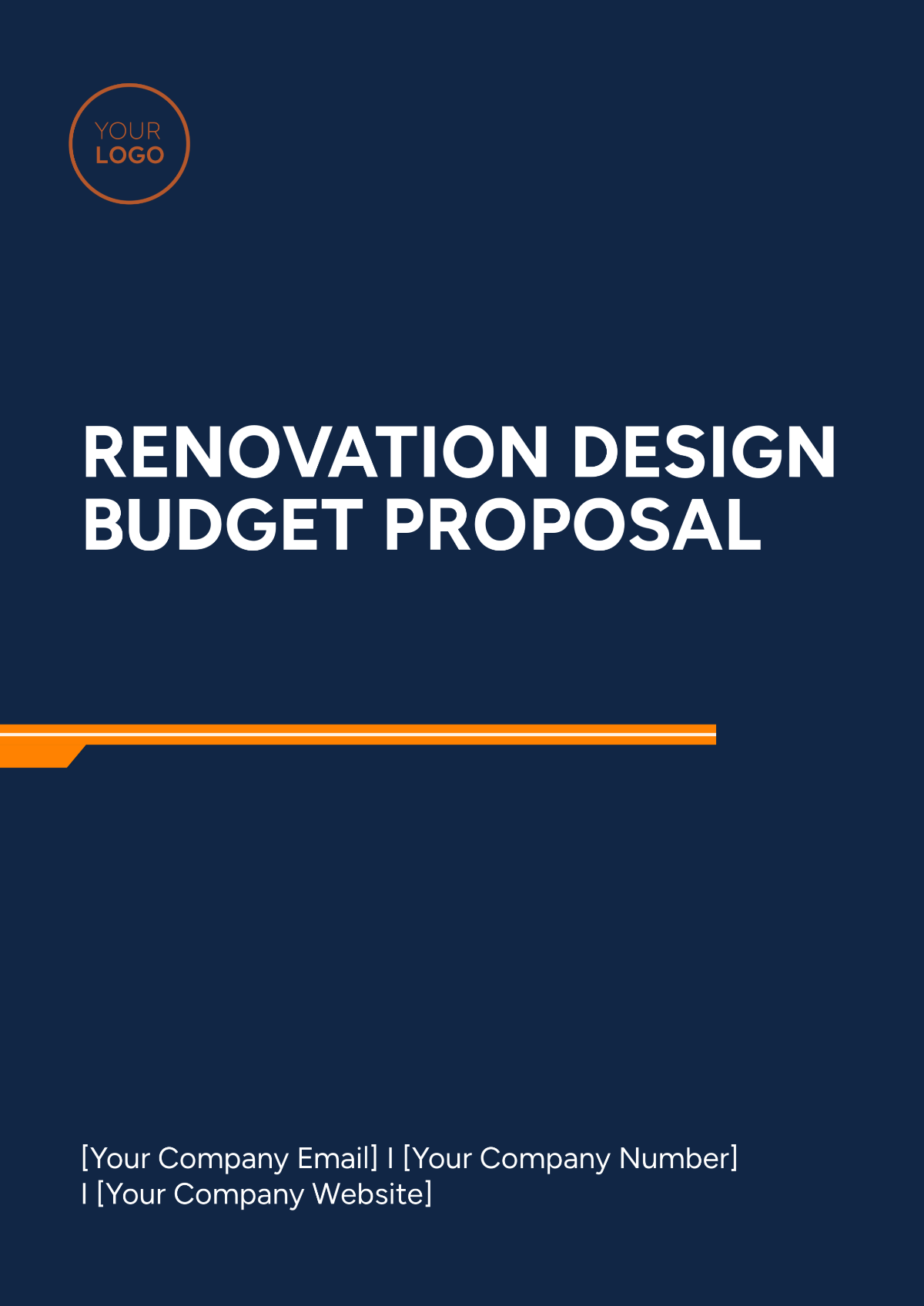 Free Renovation Design Budget Proposal Template