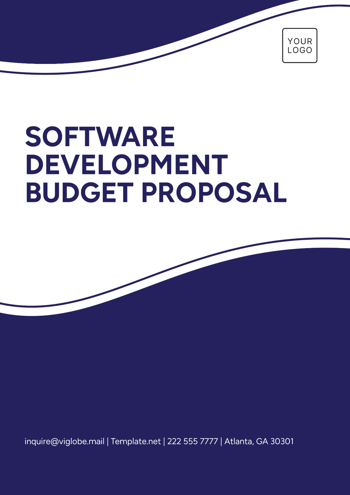 Free Software Development Budget Proposal Template