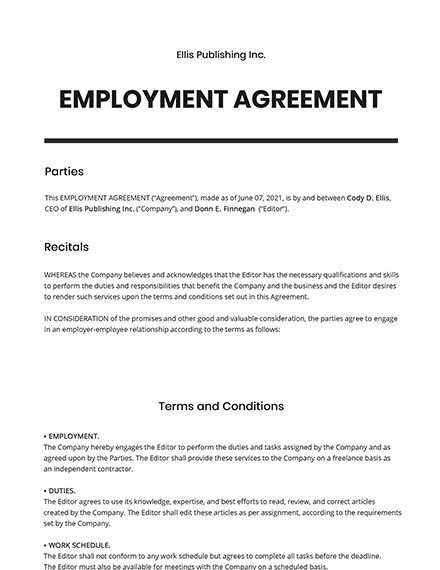 Free Basic Freelance Agreement Template - Google Docs, Word, Apple ...