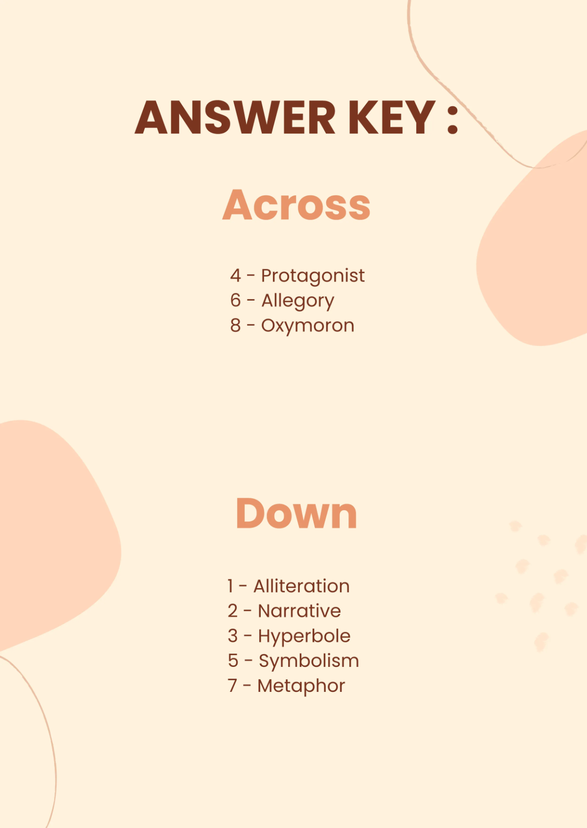 Free Customizable Mini Crossword Template to Edit Online