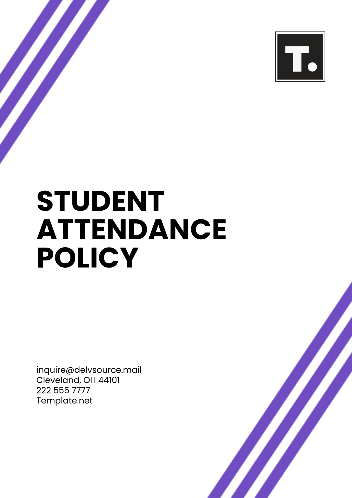 Free Student Attendance Policy Template