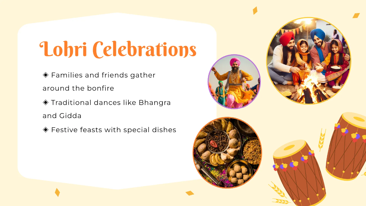 Free Lohri Presentation Template to Edit Online