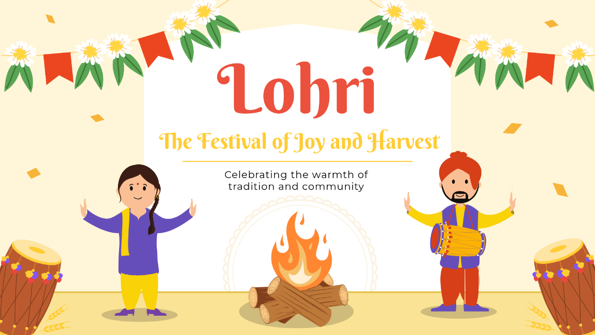 Free Lohri Presentation Template