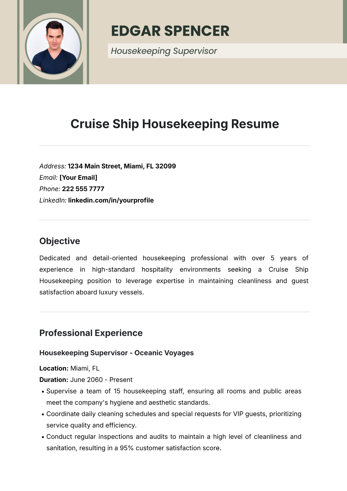 Housekeeper Resume Samples Housekeeper Resume Samples