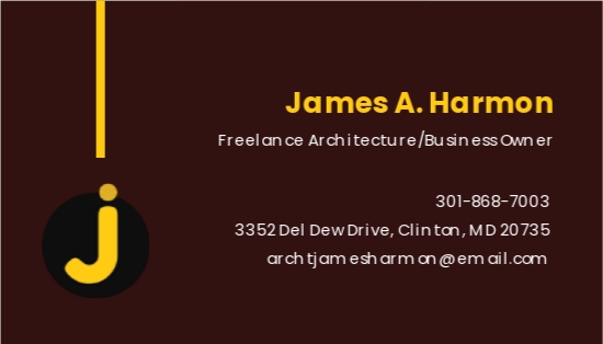 Freelance Architect Business Card Template 1.jpe