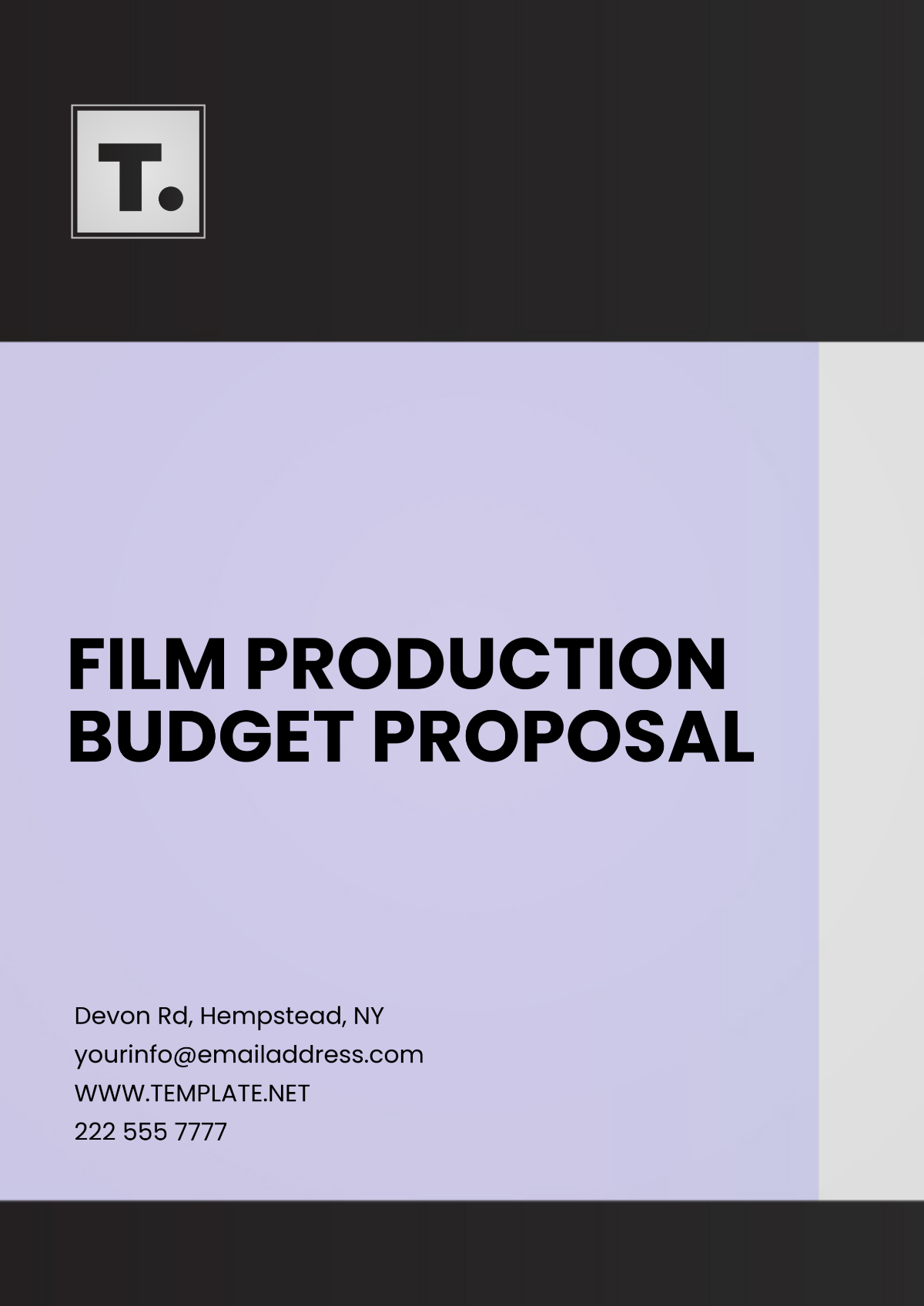 Free Film Production Budget Proposal Template