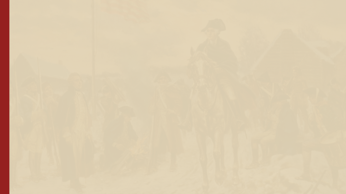 Free Revolutionary War History Presentation Background Template