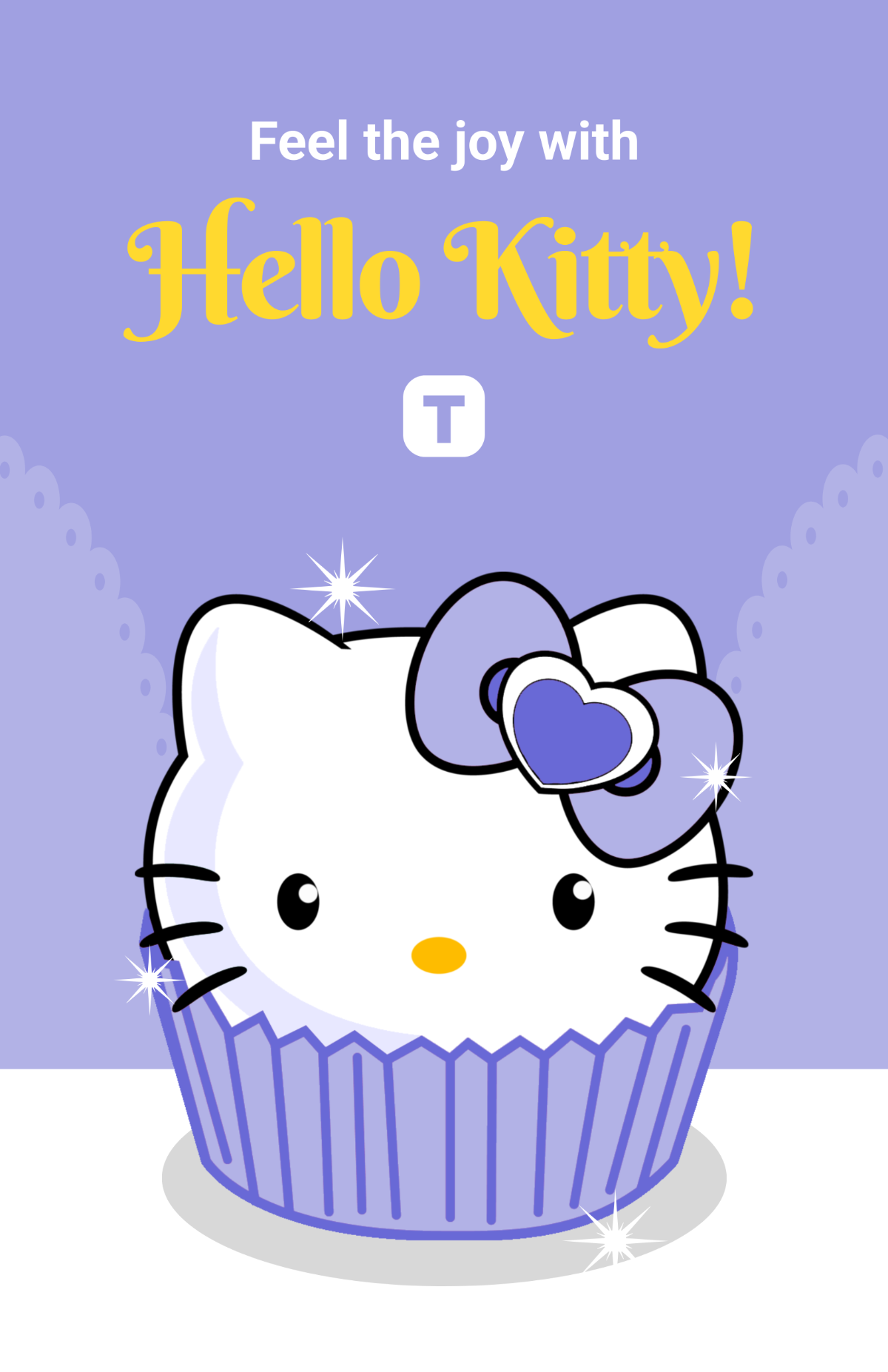 Free Hello Kitty Cupcake Poster Template