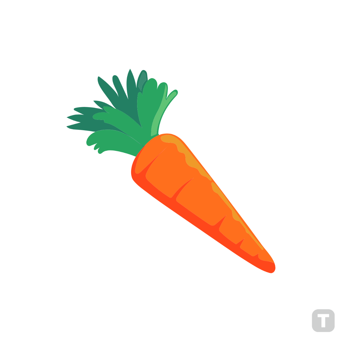 Free Fresh Carrot Clipart Template
