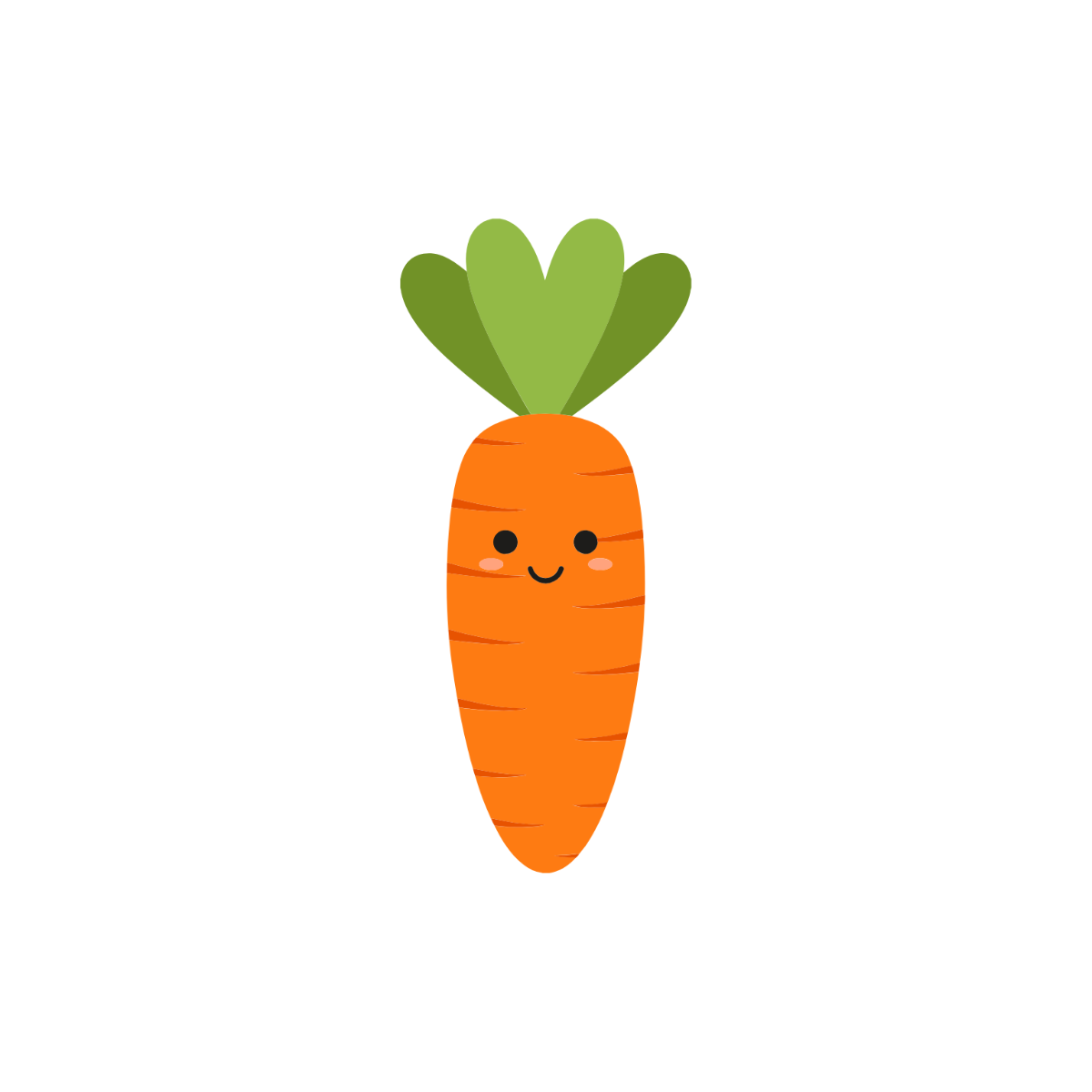 Free Baby Carrot Clipart Template