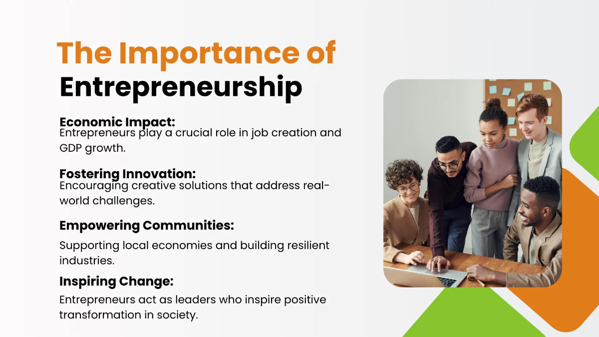 Free Entrepreneur Presentation Template to Edit Online