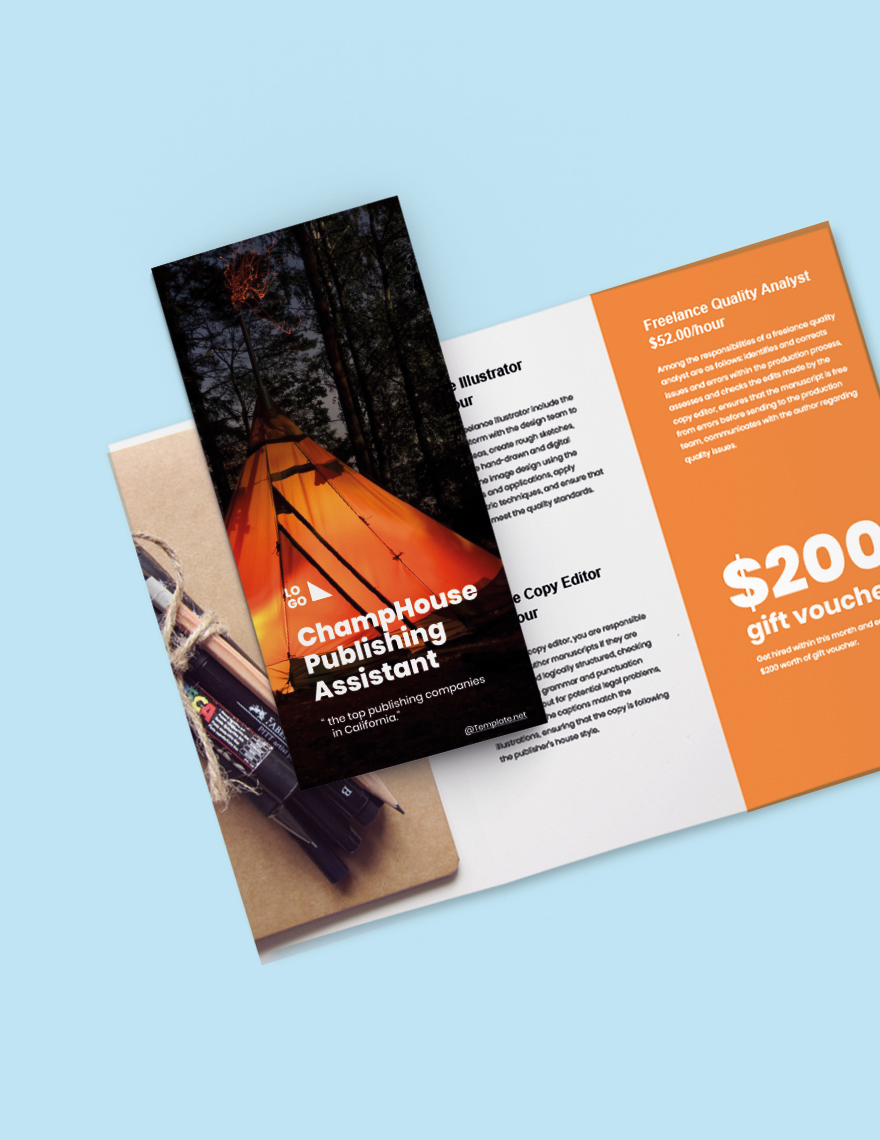 Tri-Fold Freelancer Brochure Template