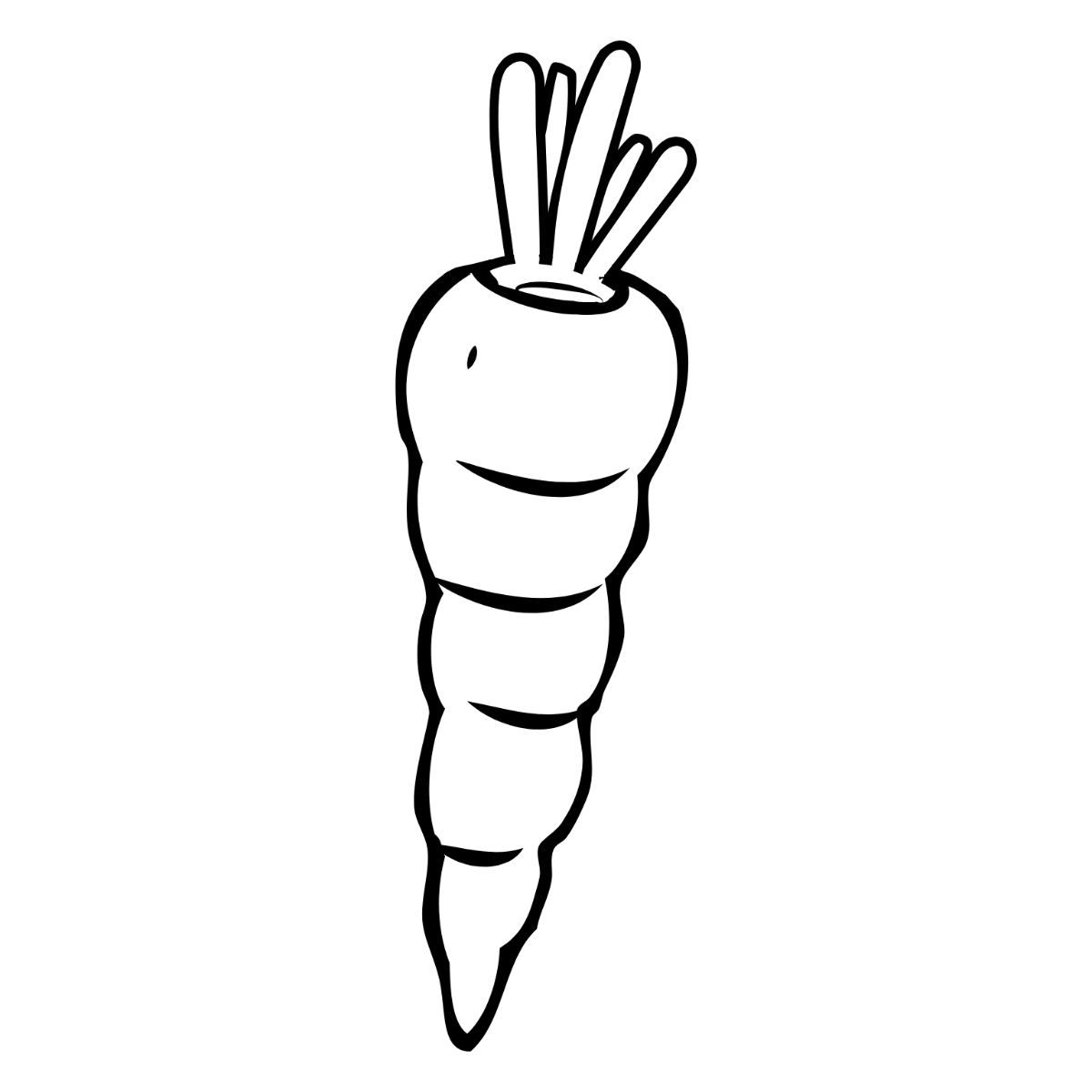 Free Transparent Carrot Clipart Template