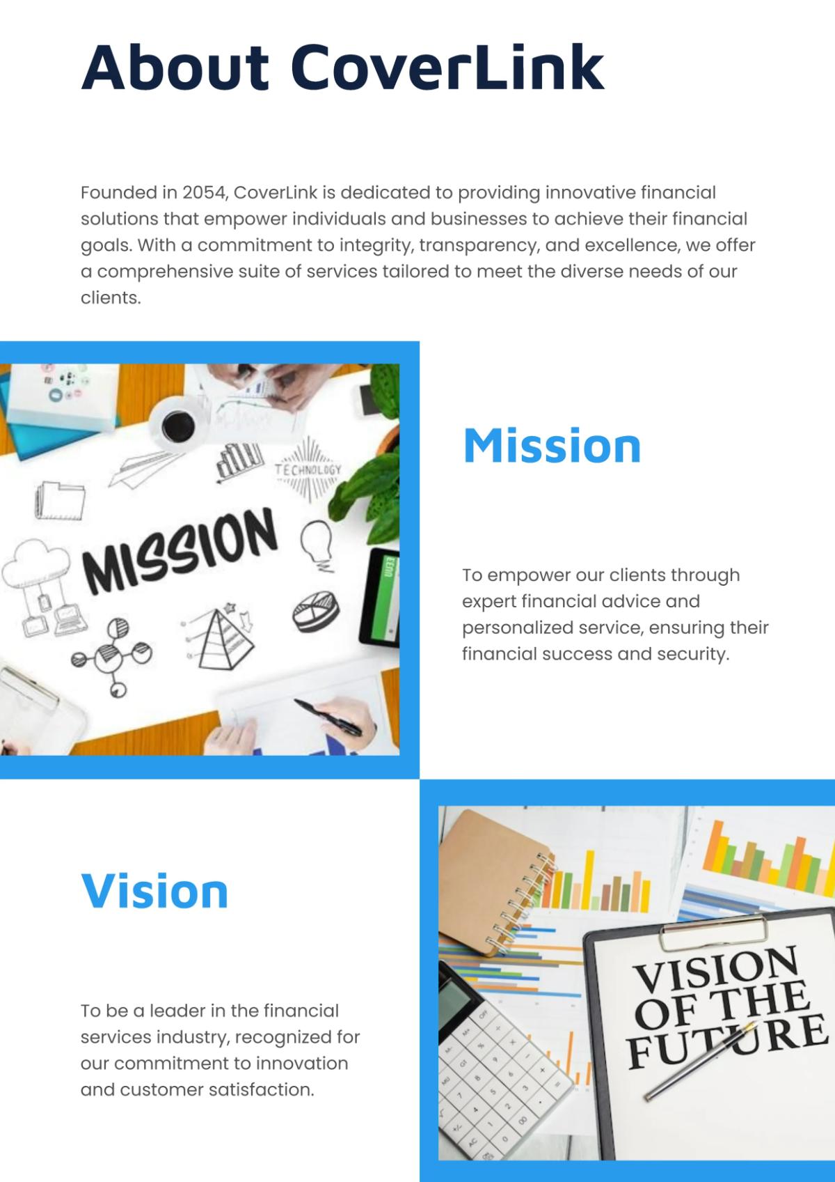 Free Financial Company Profile Template to Edit Online Free Financial Company Profile Template to Edit Online