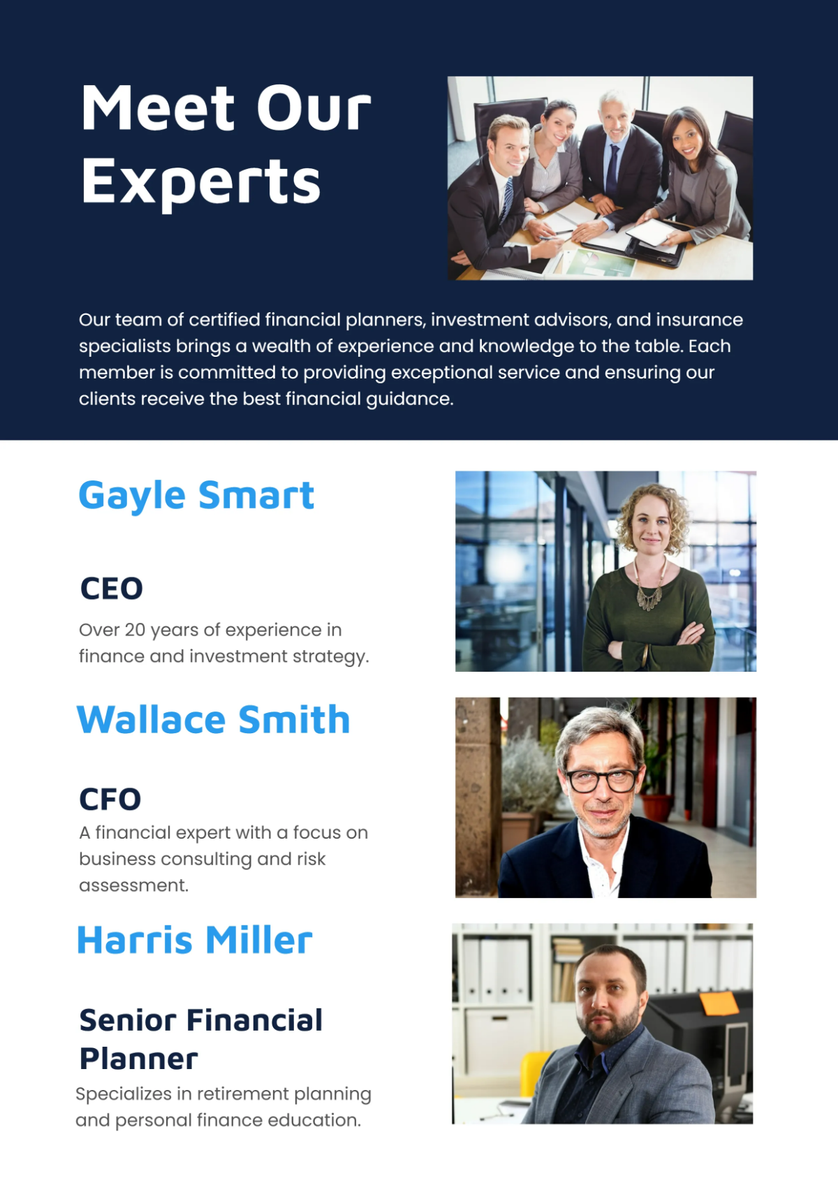 Free Financial Company Profile Template to Edit Online Free Financial Company Profile Template to Edit Online