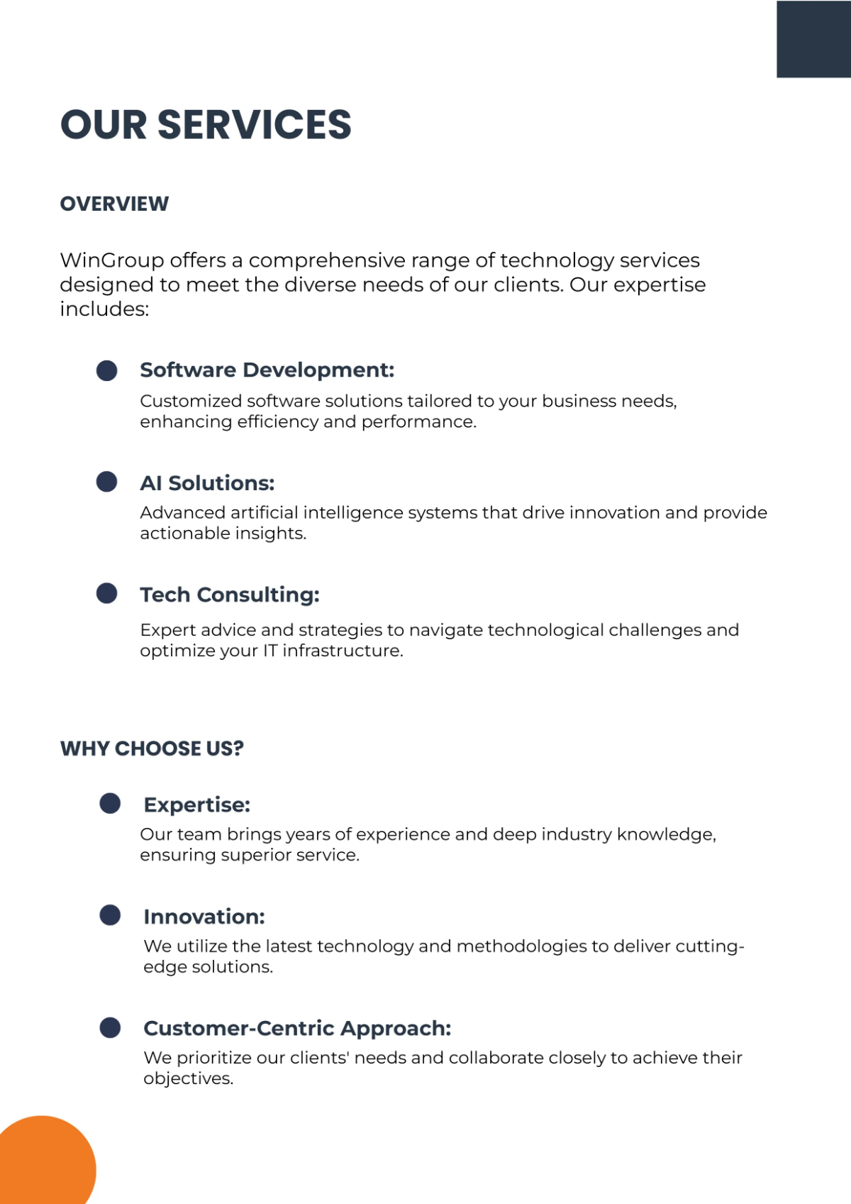 Free Short Company Profile Template to Edit Online