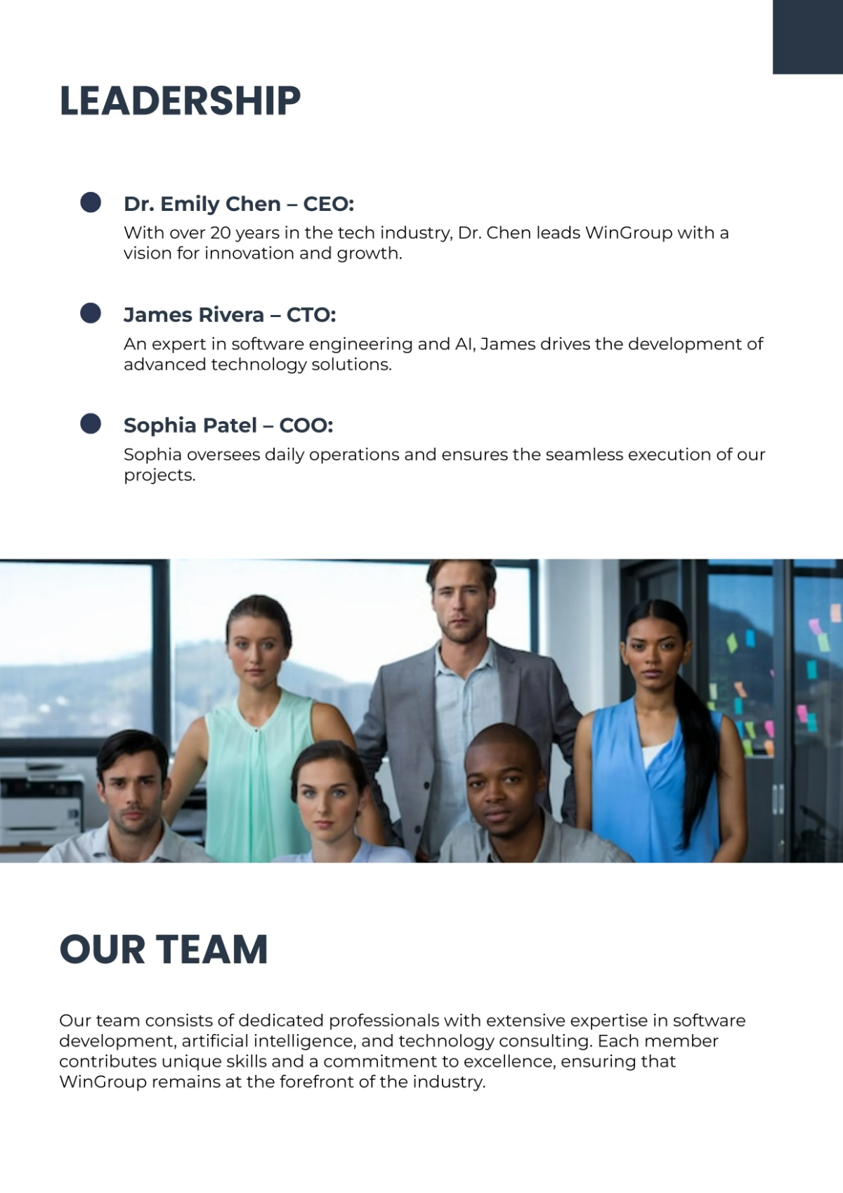 Free Short Company Profile Template to Edit Online