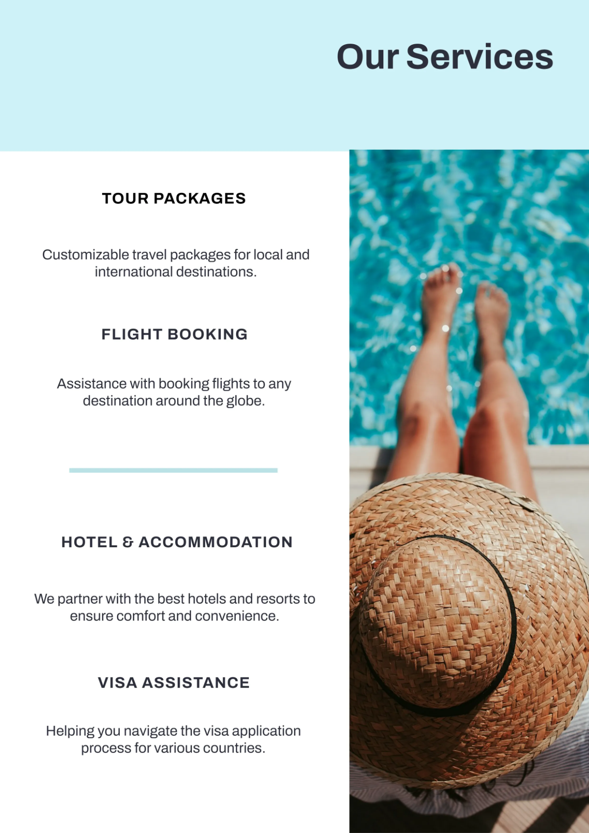 Free Travel Company Profile Template to Edit Online