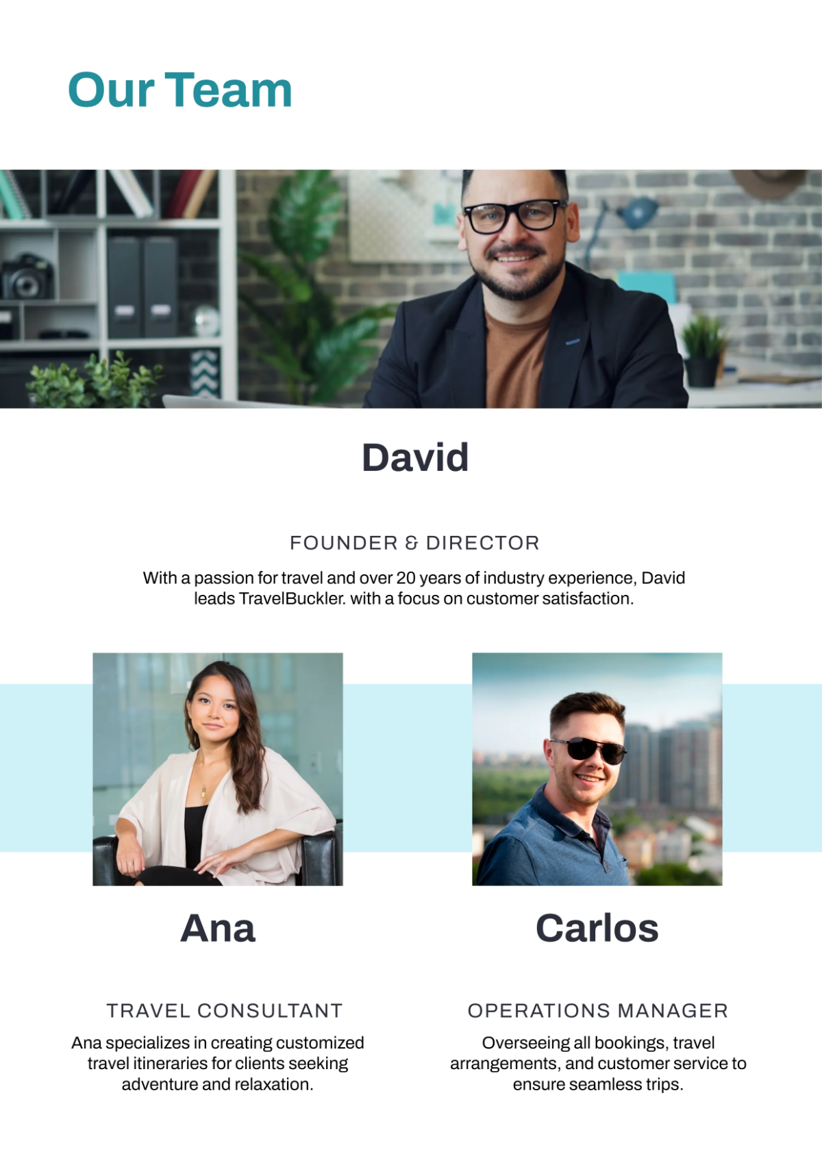 Free Travel Company Profile Template to Edit Online