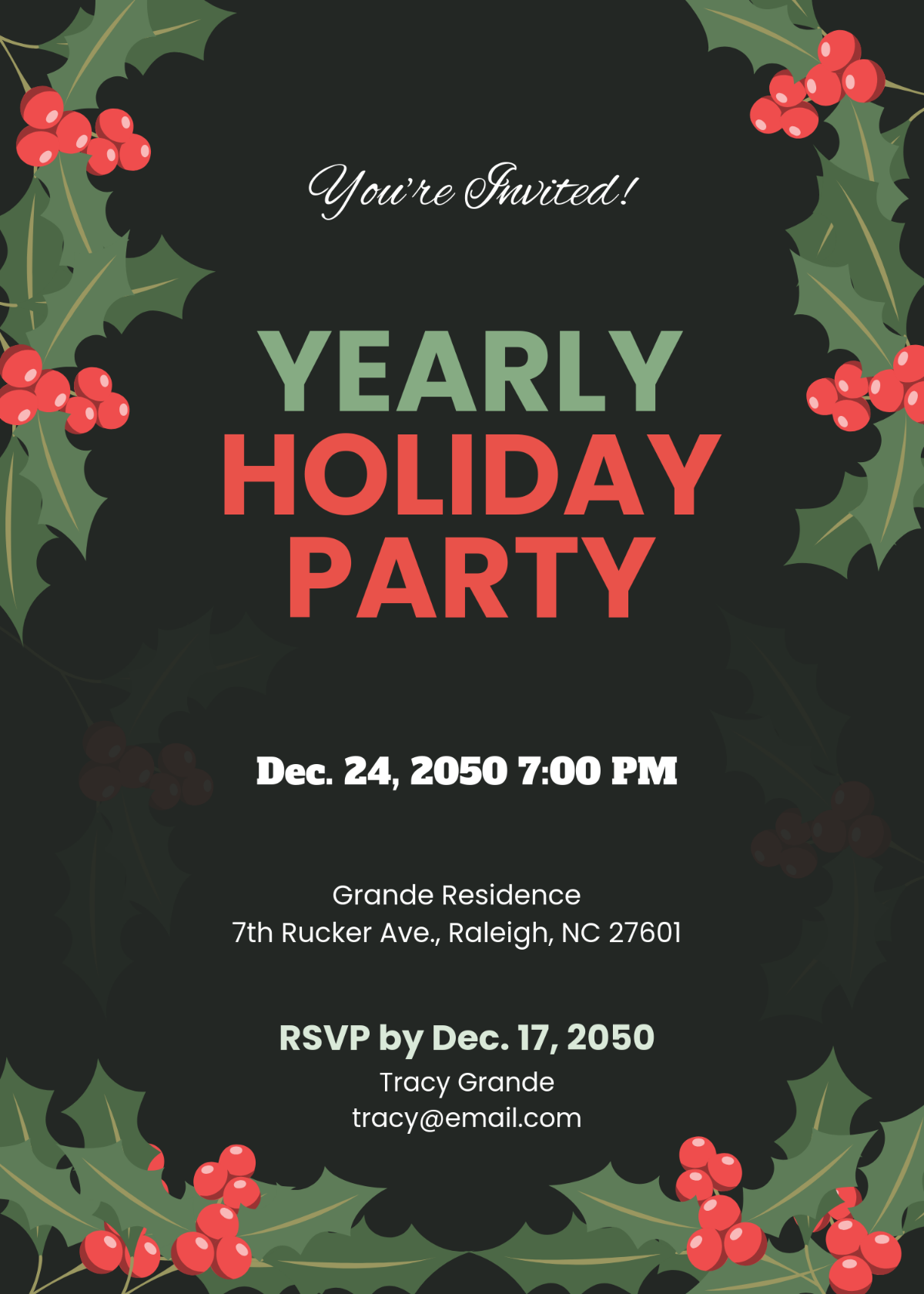 Online Holiday Invites Samples Christmas Party Invitations Other