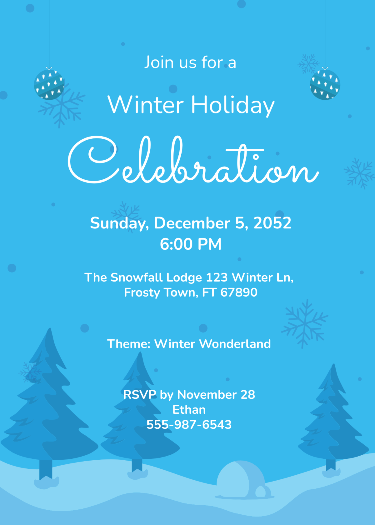 Free Holiday Invitation Templates Editable And Printable Free Holiday Invitation Templates Editable And Printable