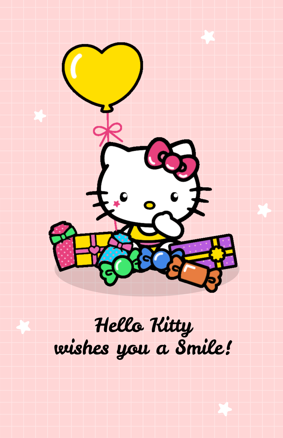 Free Y2K Colorful Hello Kitty Poster Template