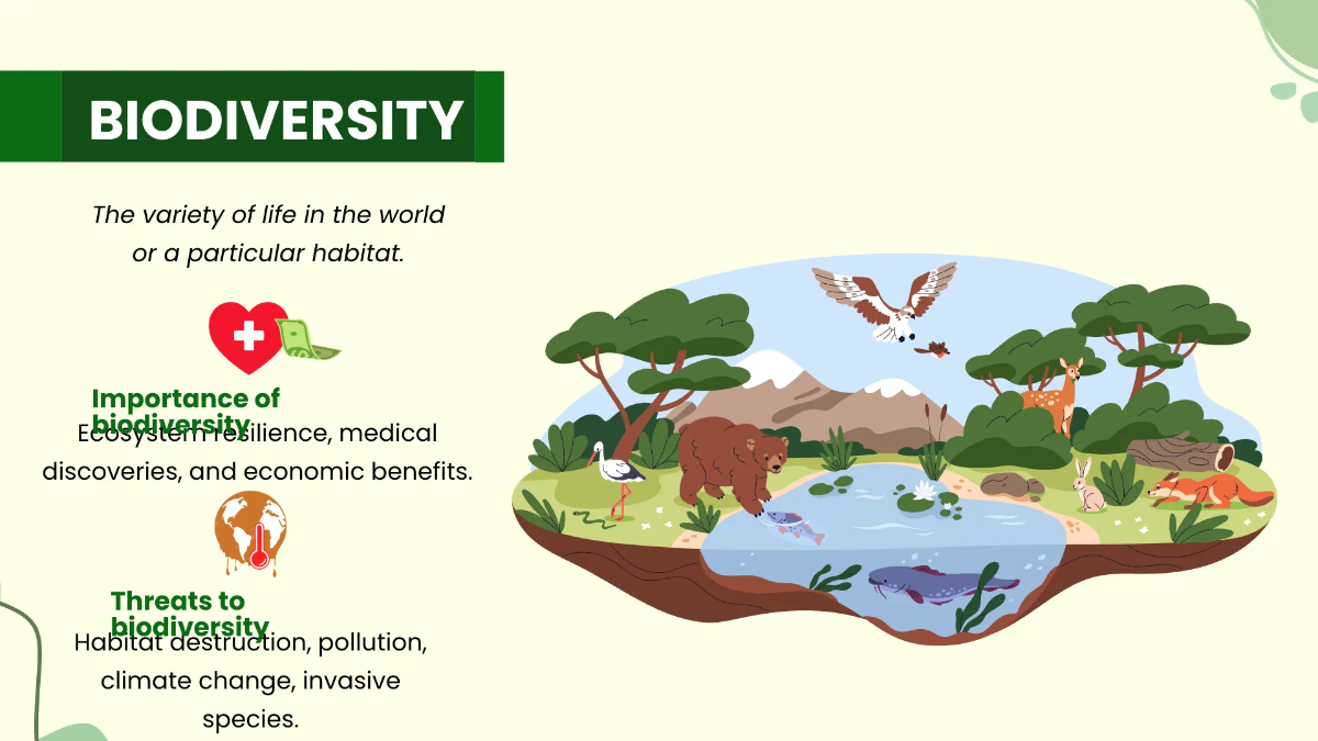 Free Environment Ecosystem PPT Template to Edit Online