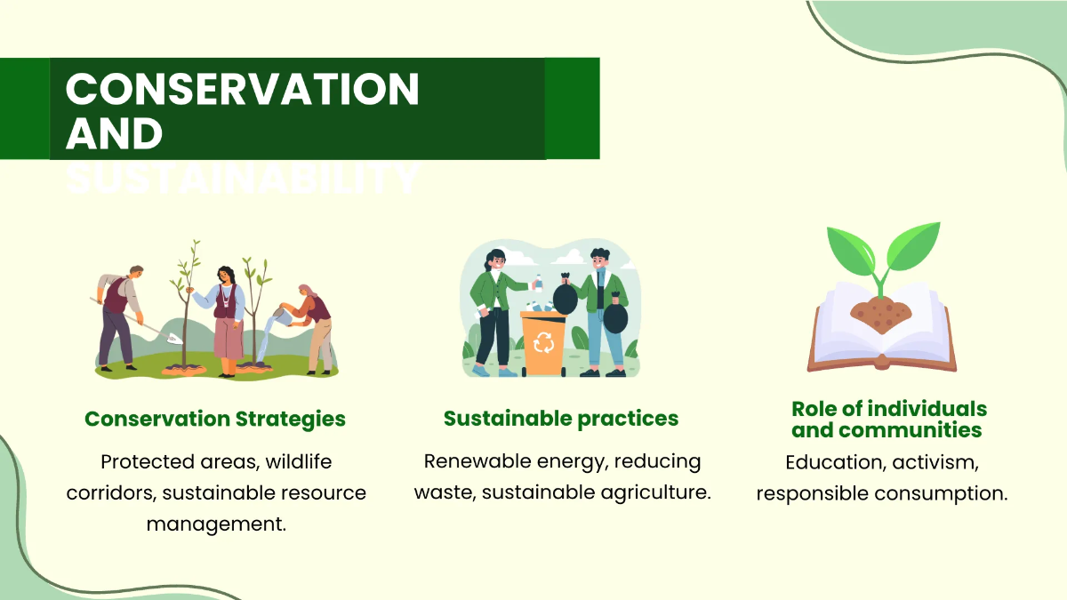 Free Environment Ecosystem PPT Template to Edit Online
