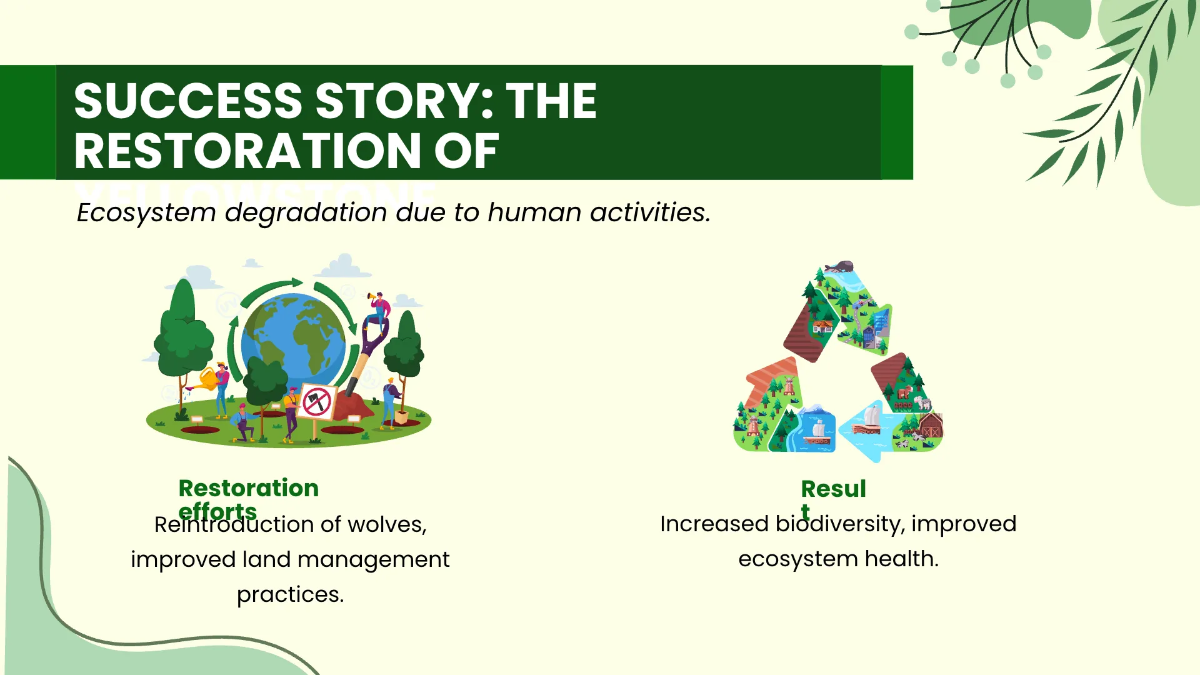Free Environment Ecosystem PPT Template to Edit Online