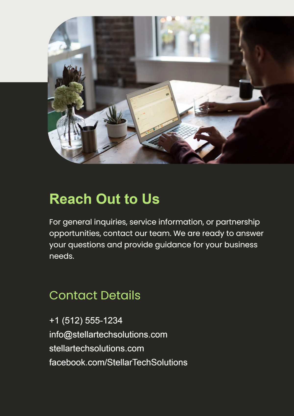 Free Web Company Profile Template to Edit Online