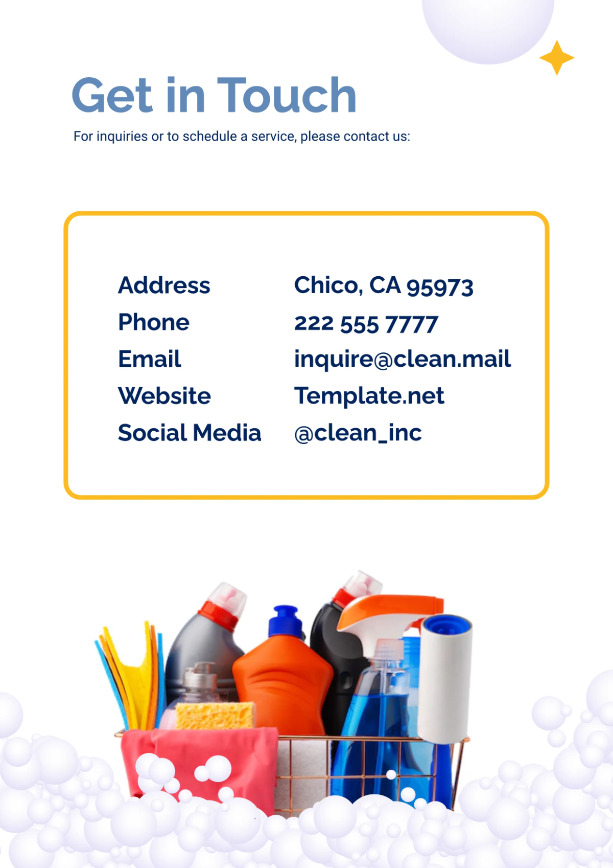 Free Cleaning Company Profile Template to Edit Online