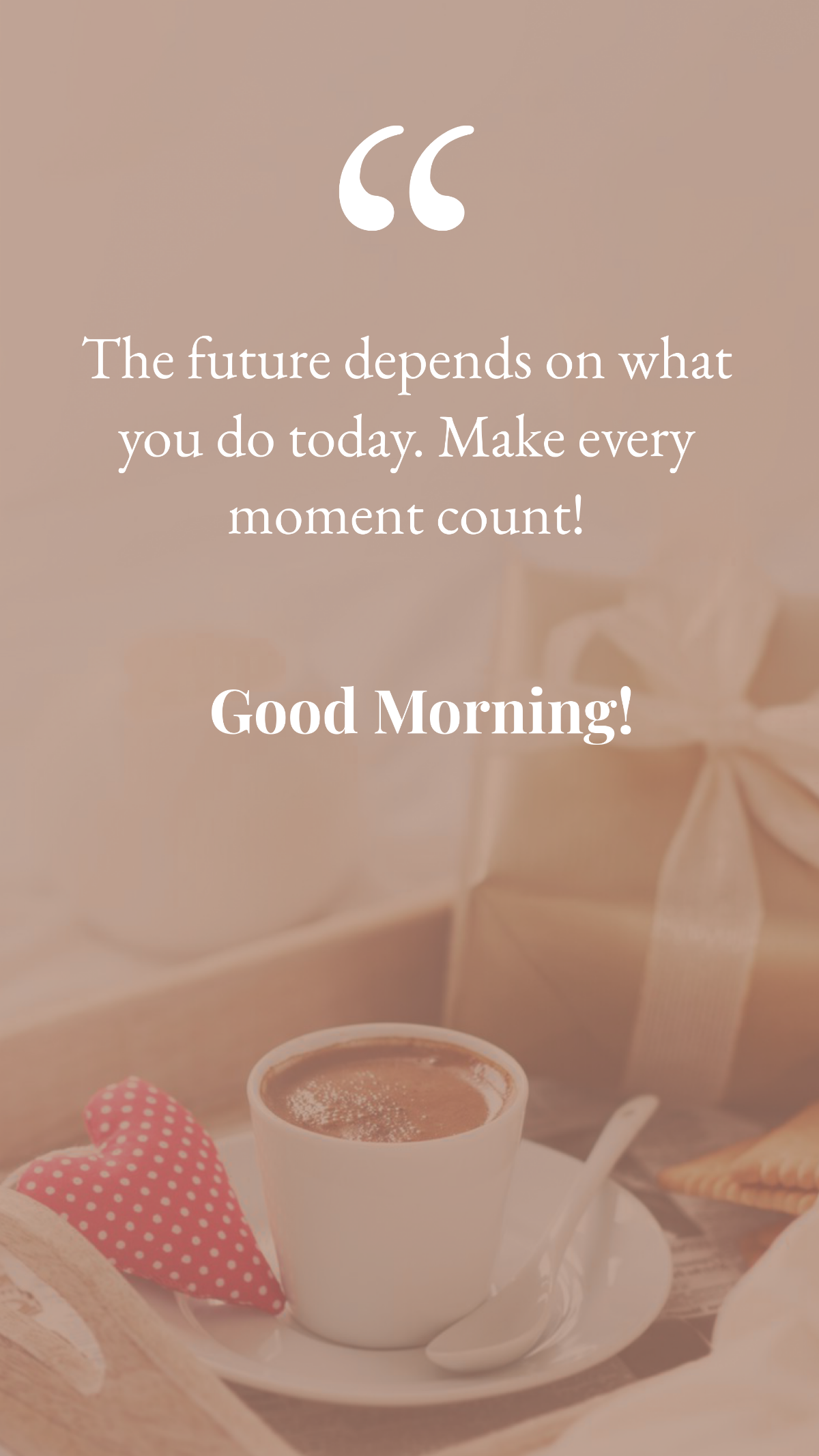 Free Good Morning Motivational Quote Template