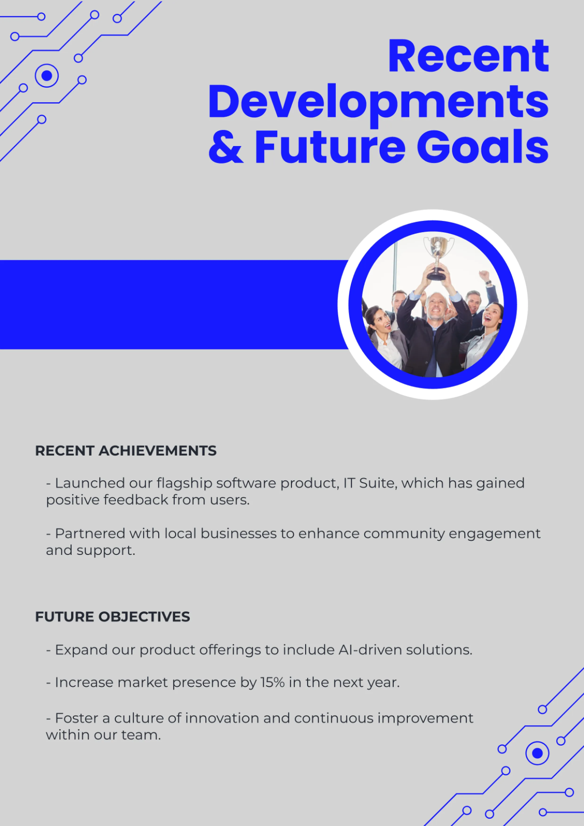 Free Tech Company Profile Template to Edit Online