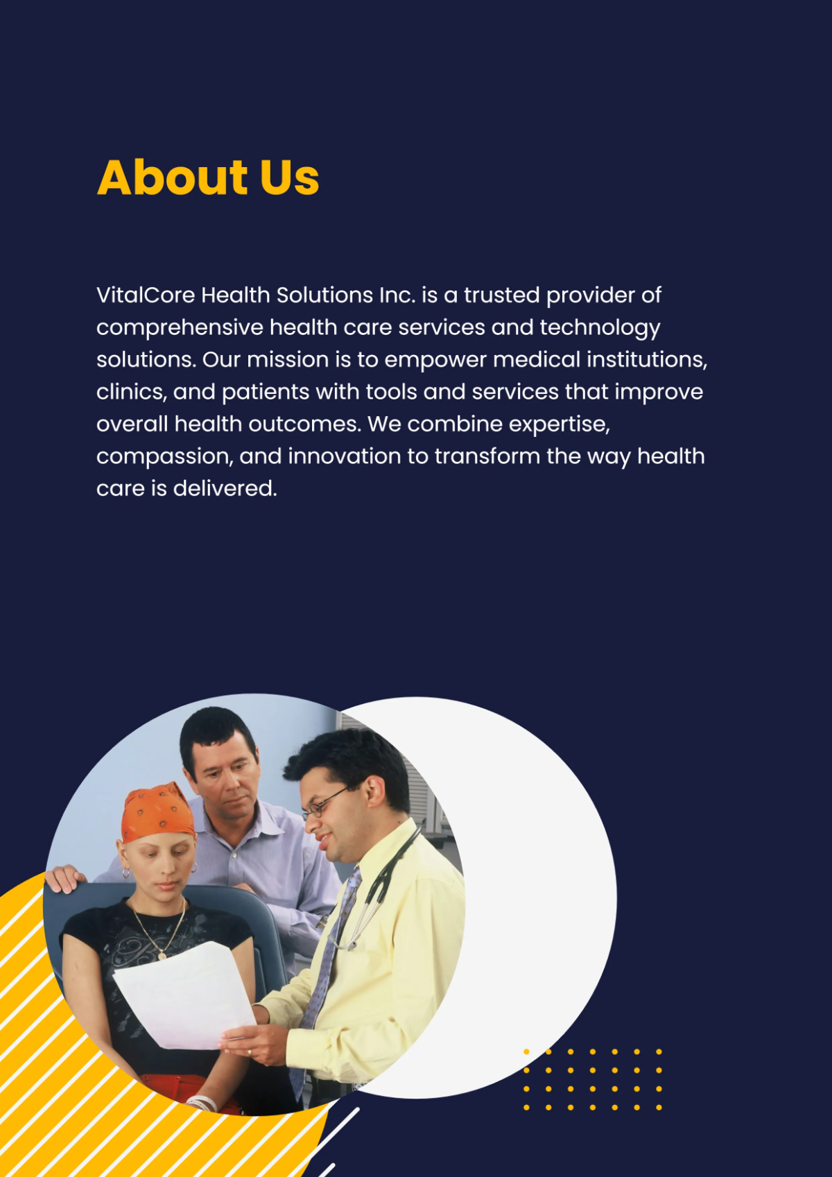 Free Company Profile Cover Design Template to Edit Online