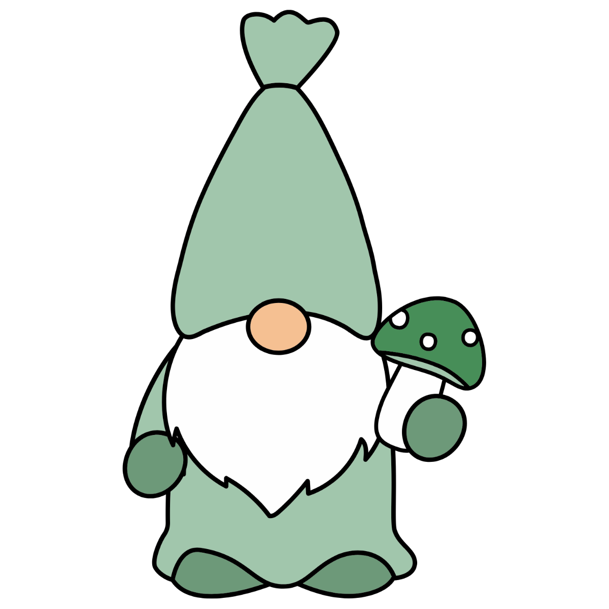 Simple Gnome Clipart Simple Gnome Clipart