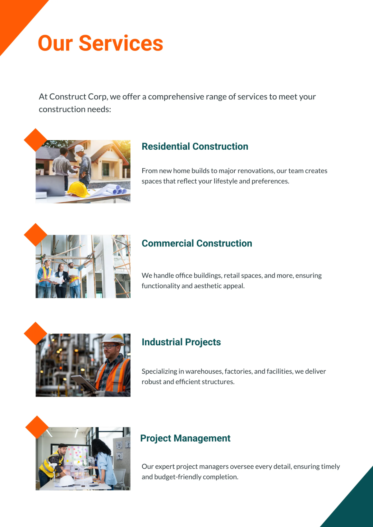 Free Construction Company Profile Template to Edit Online Free Construction Company Profile Template to Edit Online