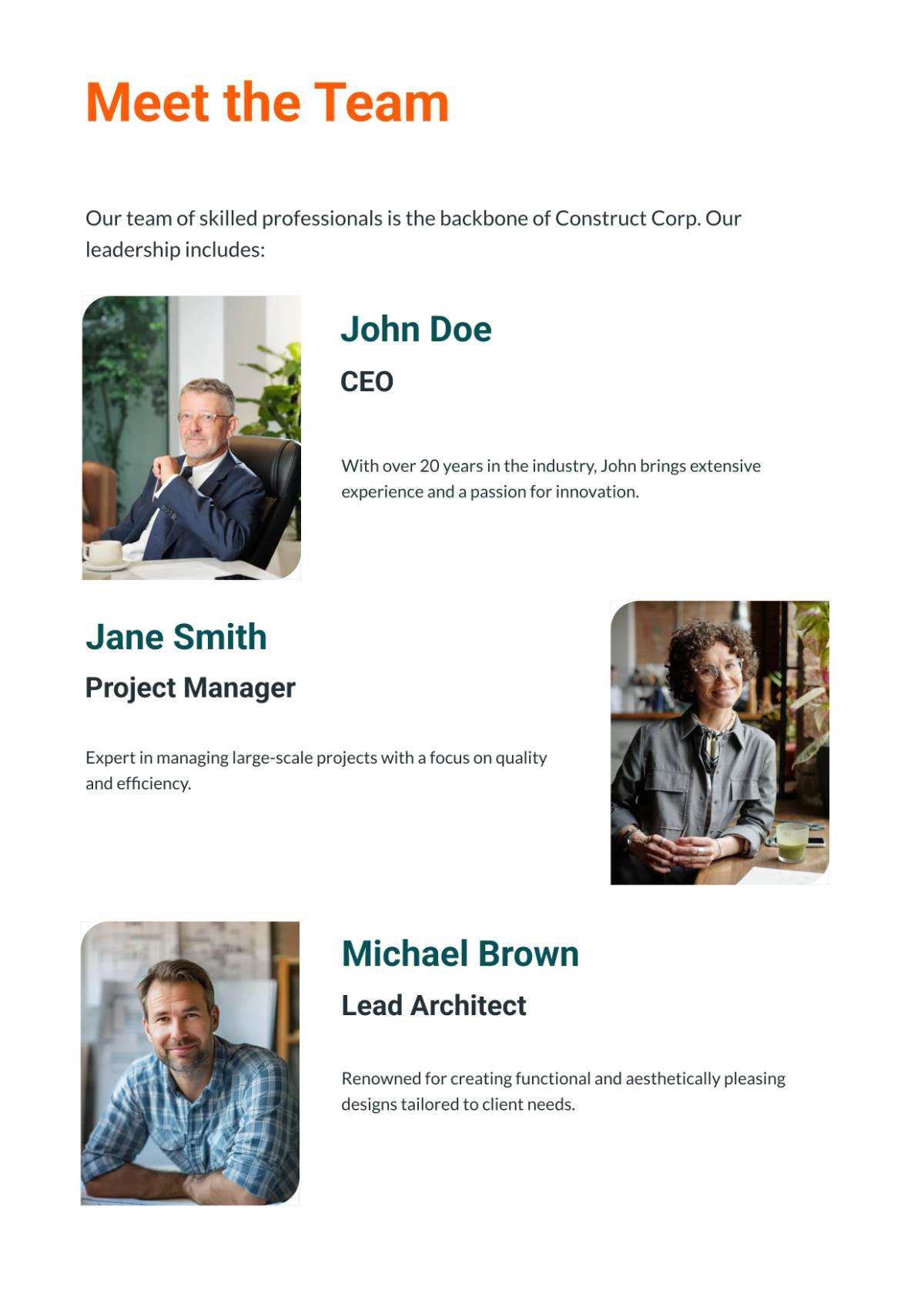 Free Construction Company Profile Template to Edit Online Free Construction Company Profile Template to Edit Online