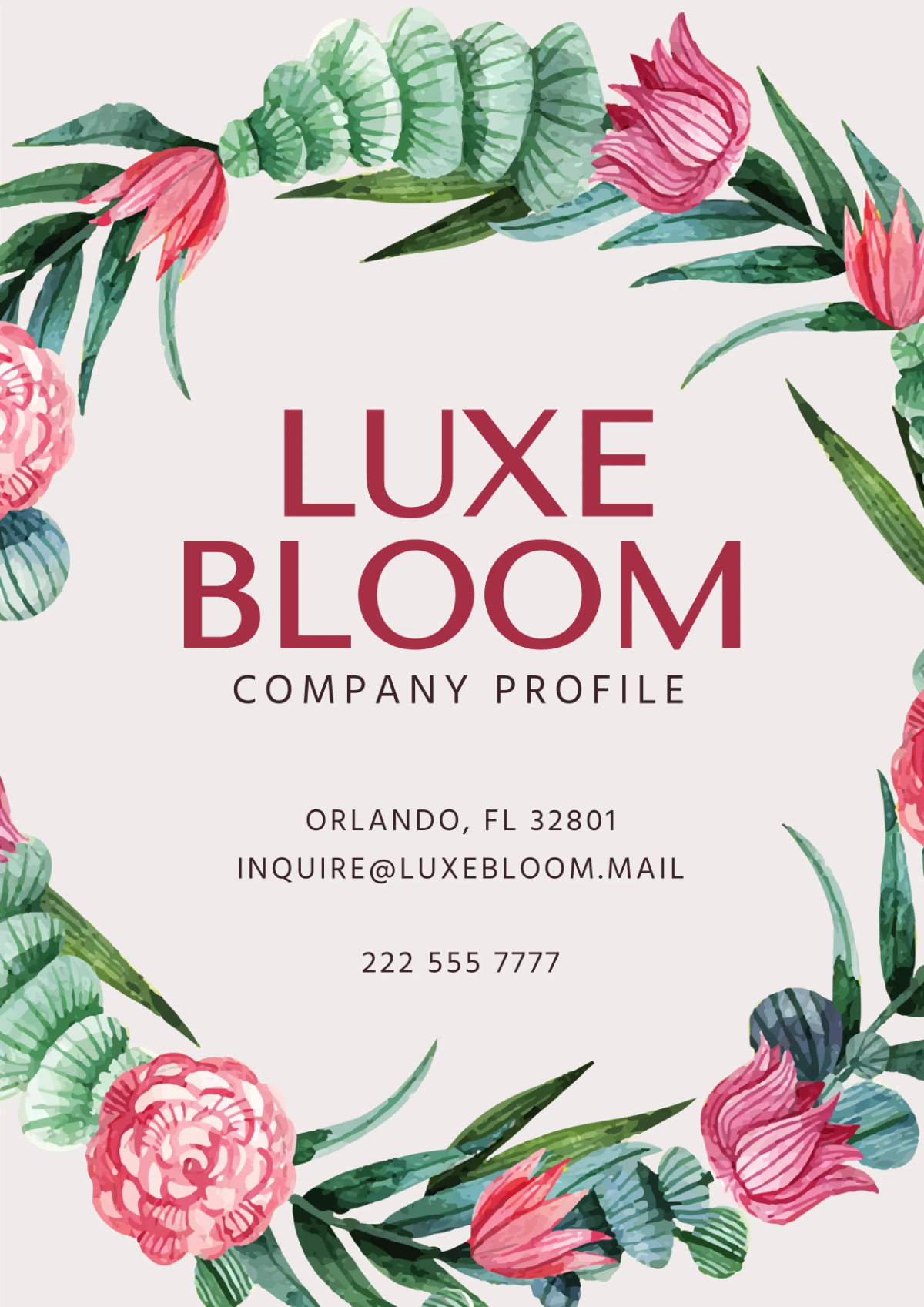 Free Professional Cleaning Company Profile Template To Edit Online Free Professional Cleaning Company Profile Template To Edit Online