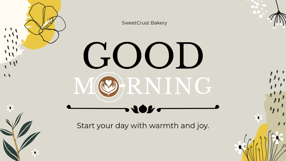 Free Good Morning Slides Template