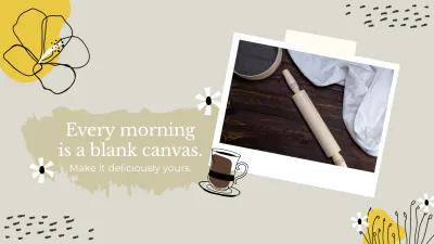 Free Good Morning Slides Template to Edit Online